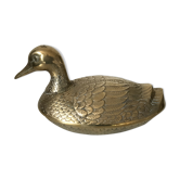 Vide-poches canard en laiton