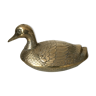 Trinket bowl brass duck
