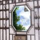 Colonial-inspired Art Nouveau wardrobe – Bevelled mirror 1939