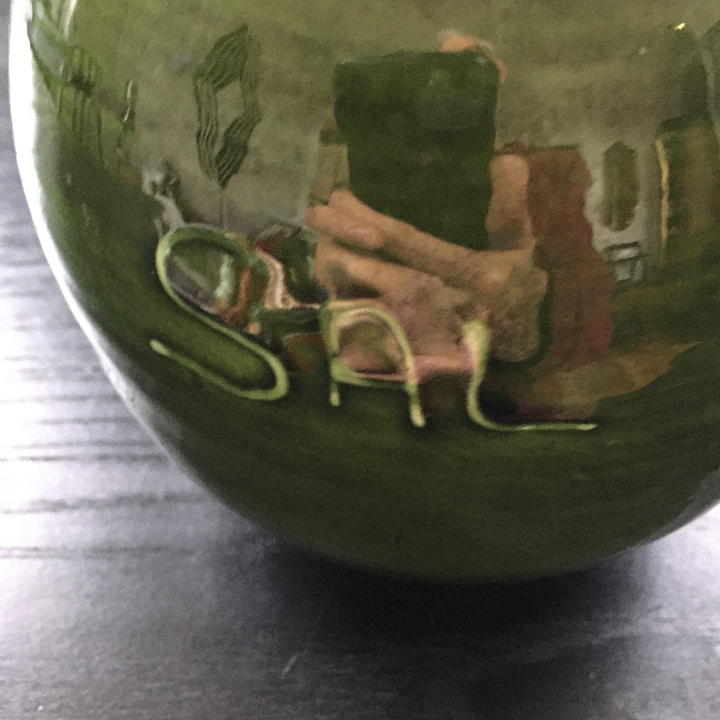 Pot à sel vert provençal
