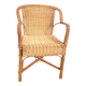 Adult rattan armchair circa 1960 wicker