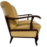 Vintage wooden armchair / club chair