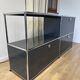 USM Haller sideboard in Anthracite Grey and Graphite Black