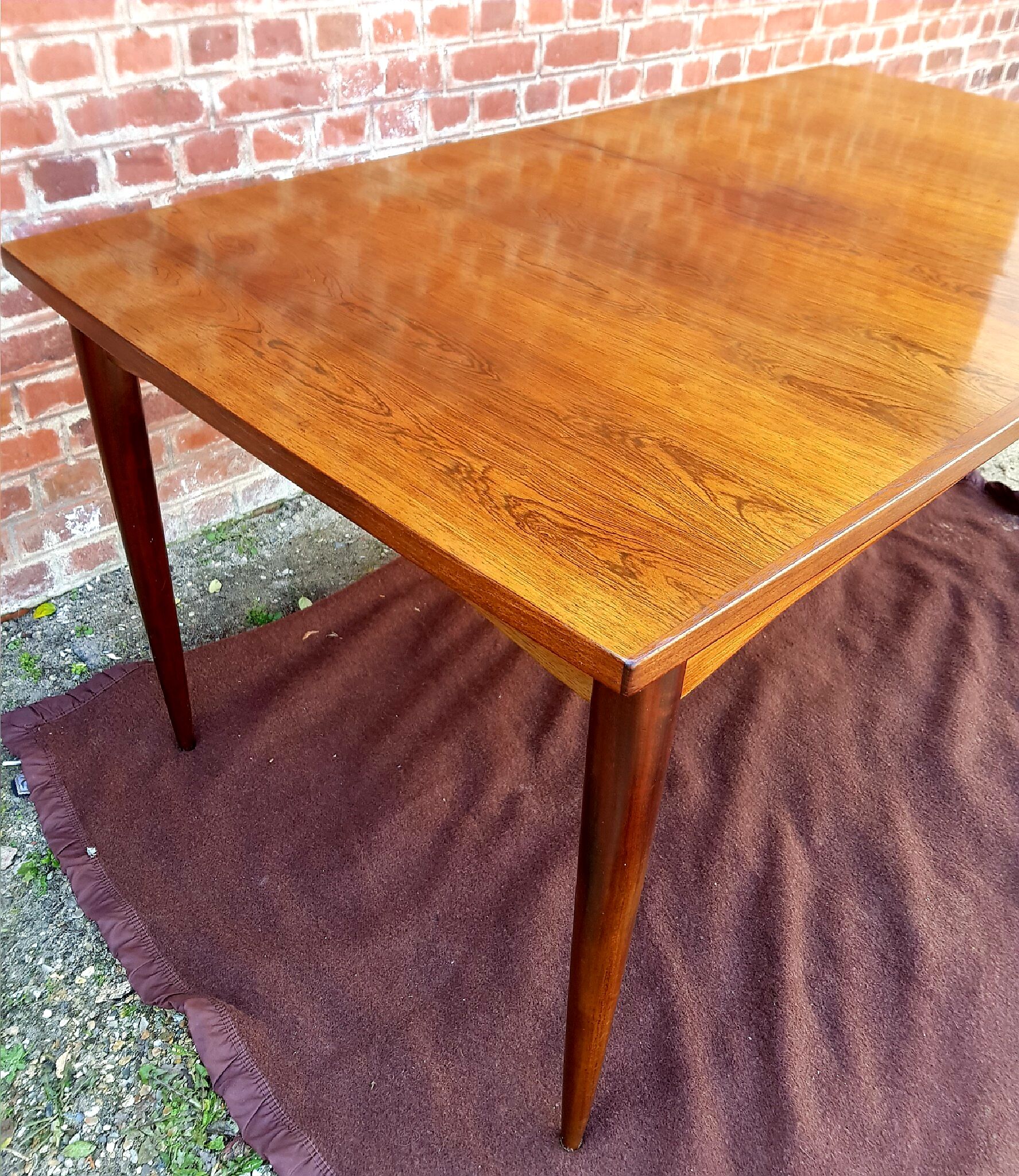 1960 scandinavian teak table