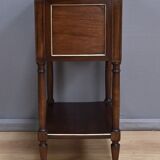 Mahogany curtain coffee table, Louis XVI style – mid-19th century