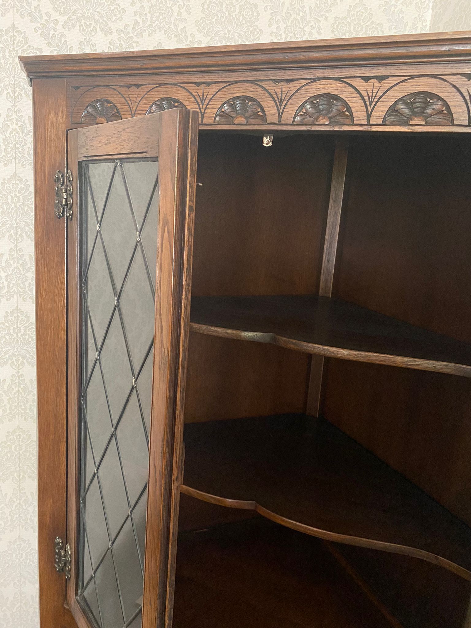 Rustic solid wood china buffet