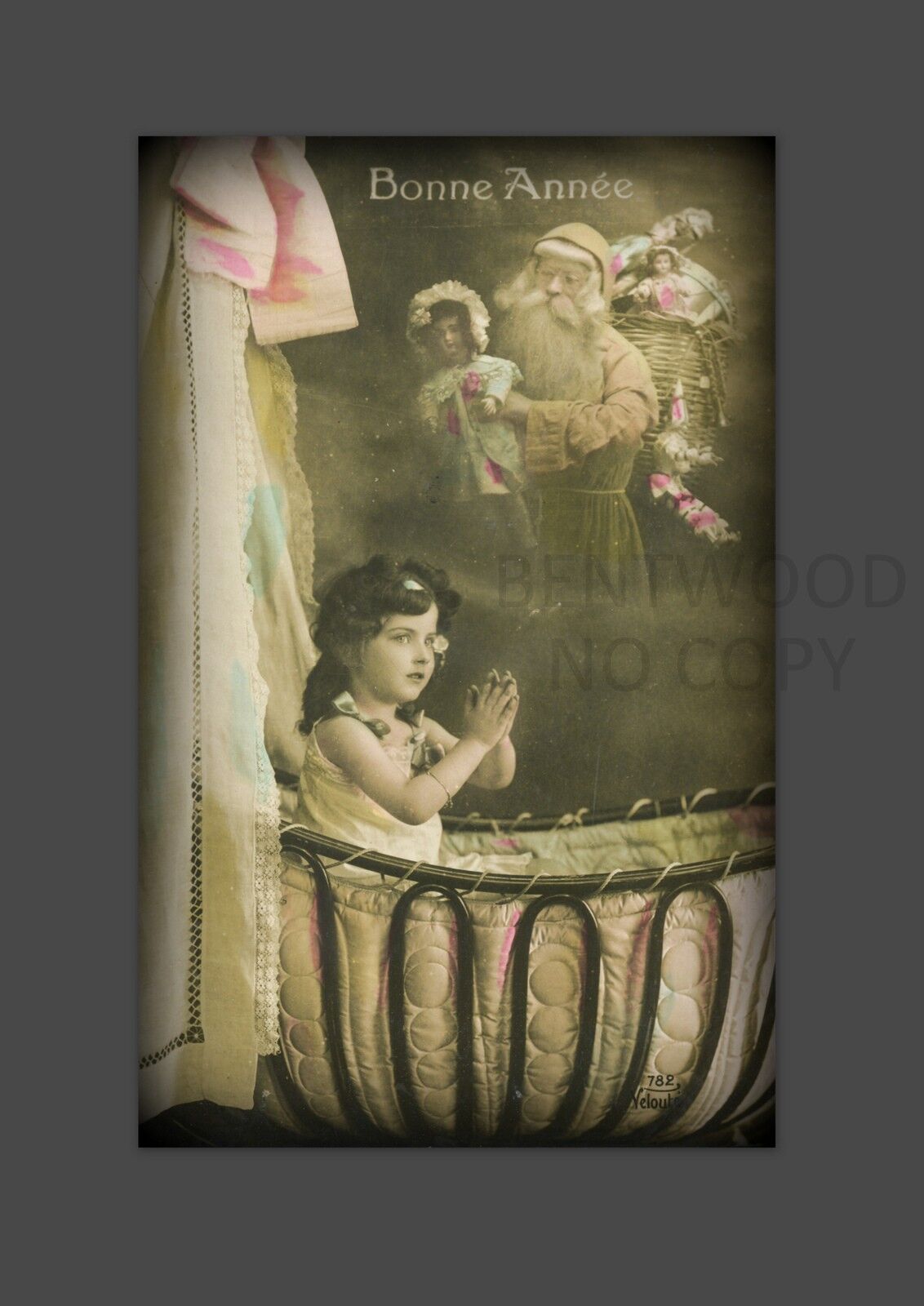 ThonET Art Nouveau Children's Cradle at the end of the 19th century