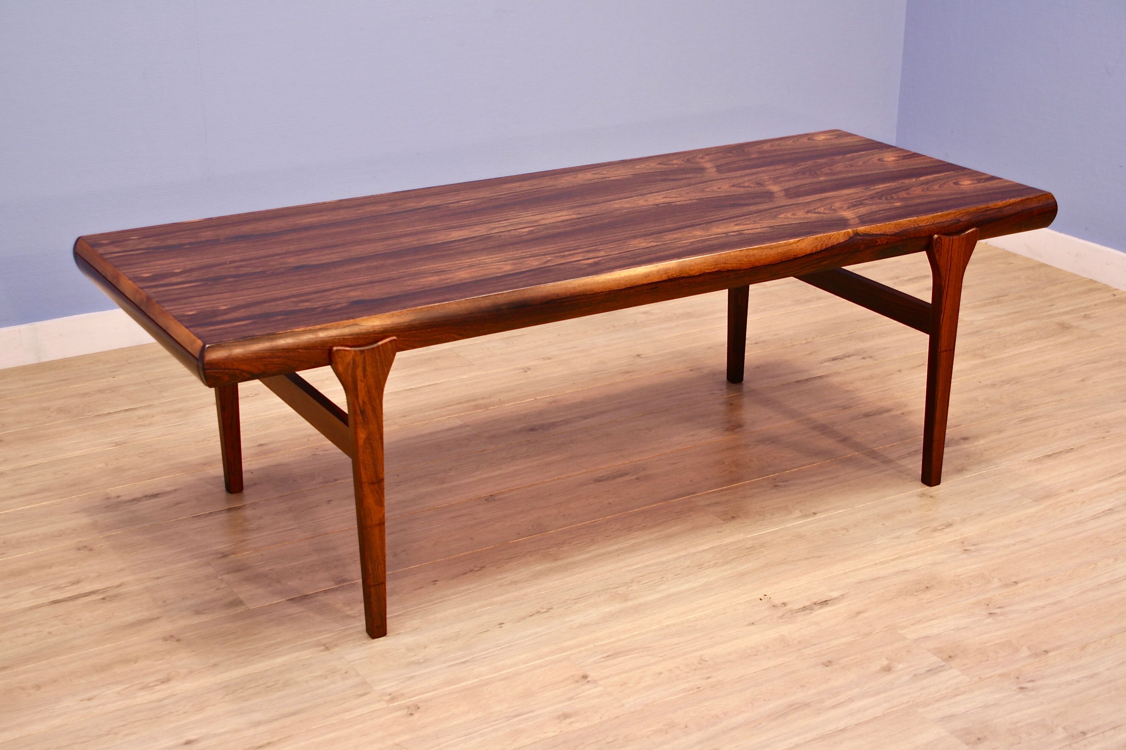 Danish coffee table in rosewood by Johannes Andersen for Uldum Møbelfabrik, 1960s