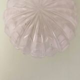 Vintage art deco glass globe elbow lamp