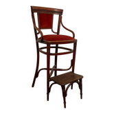 Chaise haute ancienne de croupier - Casino - tabouret de bar