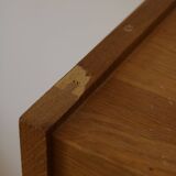 Filing cabinet with curtain