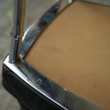 Pair of Bamboo Style Stools Attributed to Jacques Adnet: