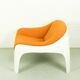 Rare Space Age Fiberglass Lounge Chair by Sergio Mazza for Artemide