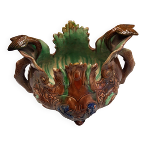 Cache pot en barbotine