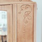 Art Deco solid oak wardrobe – elegant & rare