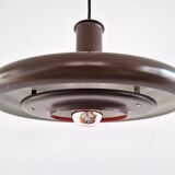 Dark brown Optima pendant lamp by Hans Due for Fog & Mørup, Denmark 1970s