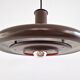 Dark brown Optima pendant lamp by Hans Due for Fog & Mørup, Denmark 1970s