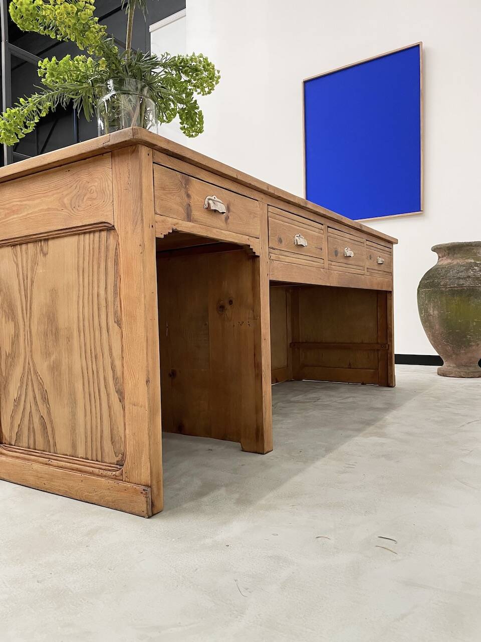 2m central island pine counter