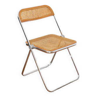 Folding chair - Plia - Castelli - Canework seat redone