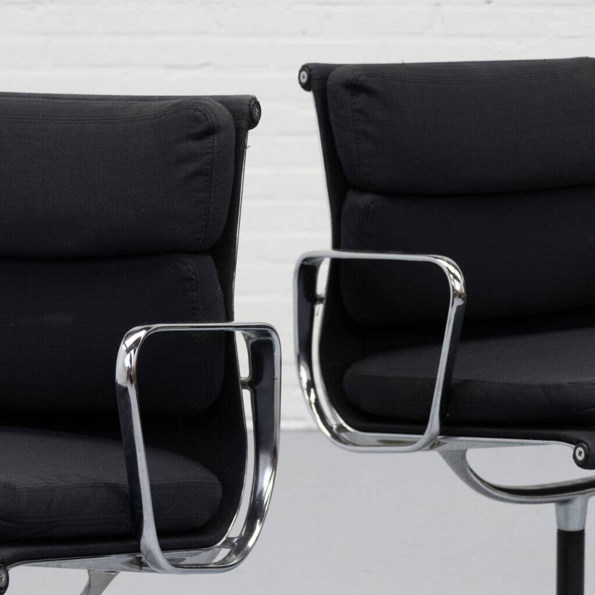 Eames EA208 Soft Pad Chair Herman Miller 1970s