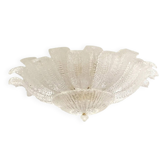 Impressive Italian Murano Glass Sputnik Flush-Mount Chandelier