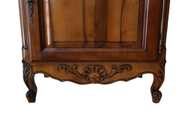 Confiturier en noyer vintage style Louis XV