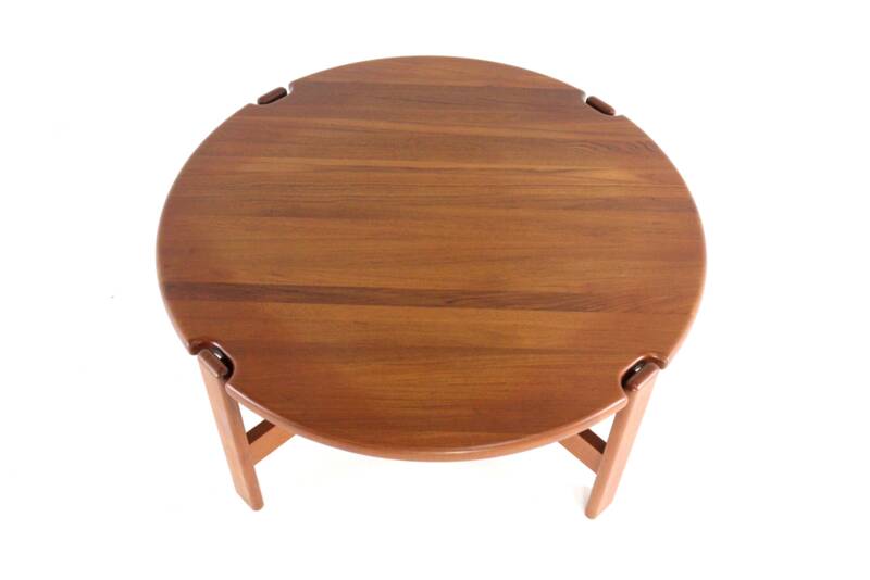 Niels Bach solid teak coffee table - danish design mid century modern