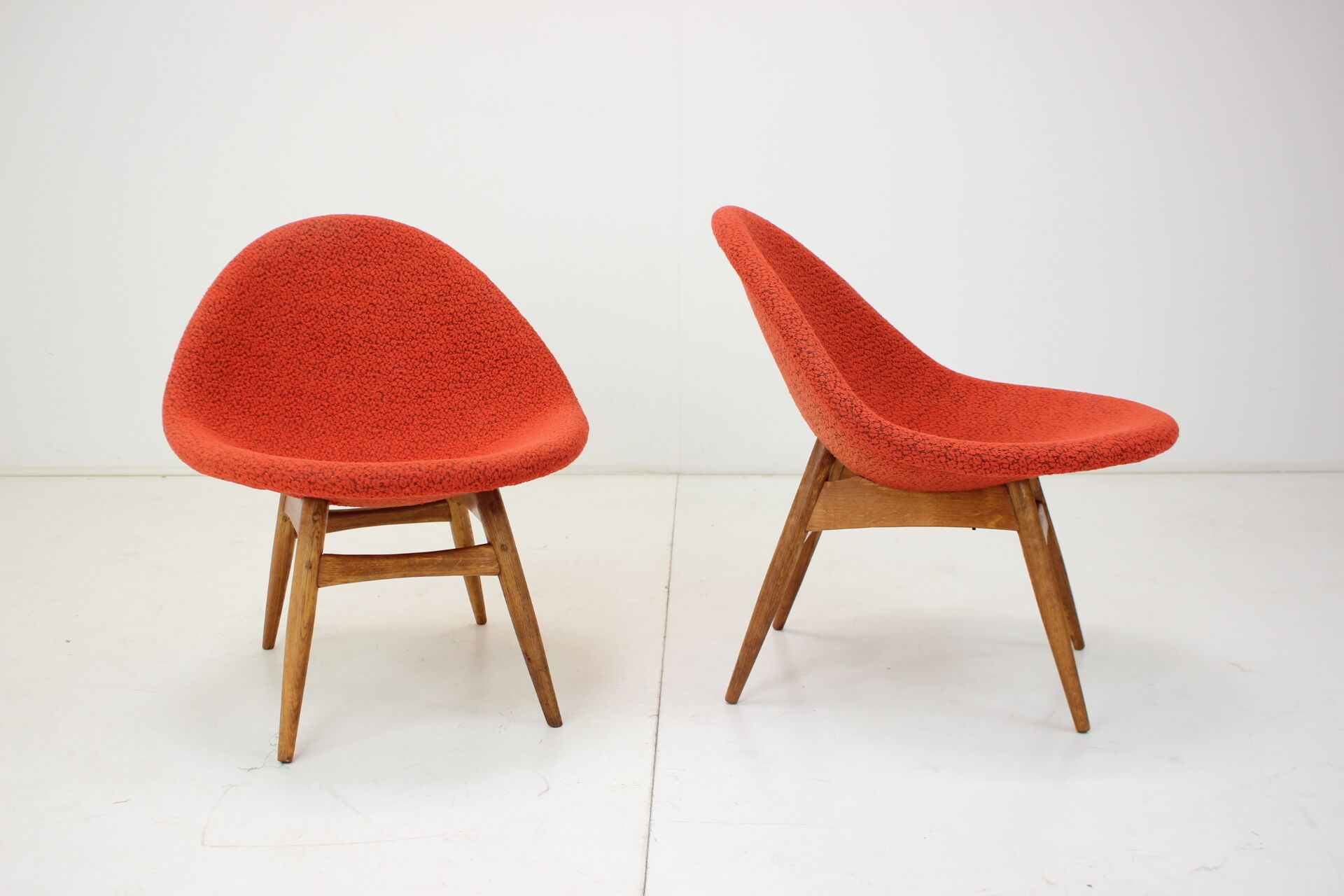 1960s Pair of Miroslav Navratil Armchairs, Czechoslovakia