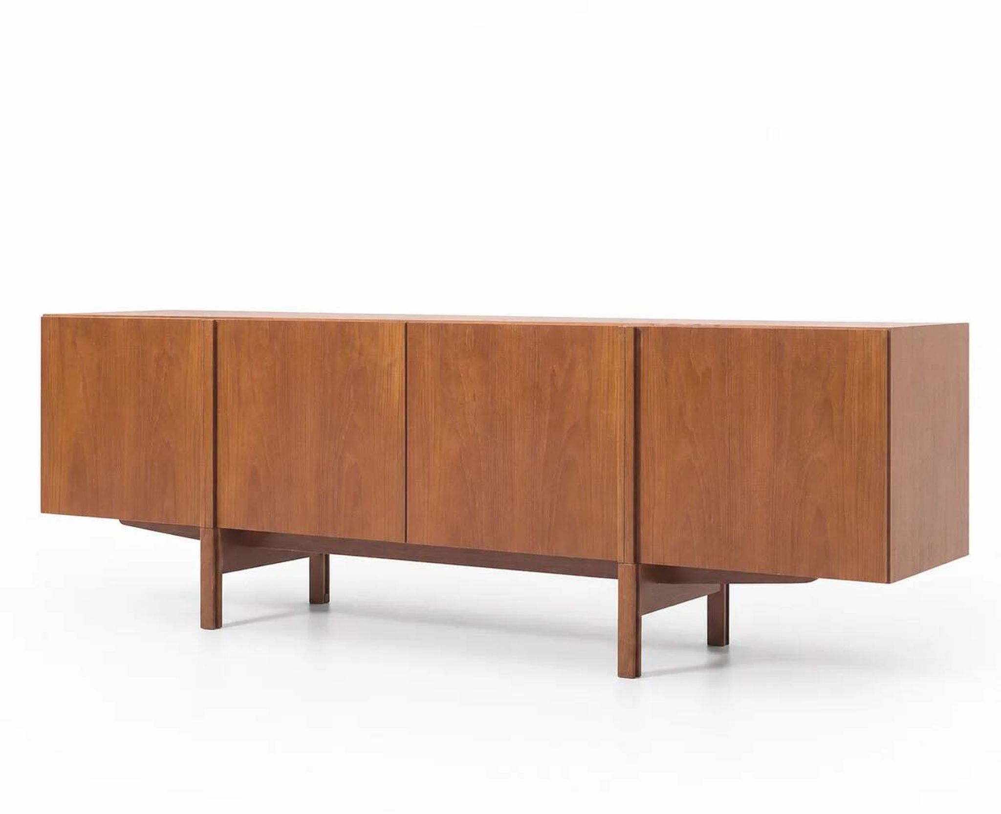 Scandinavian teak sideboard by Ib Kofod Larsen for Faarup Mobelfabrik.