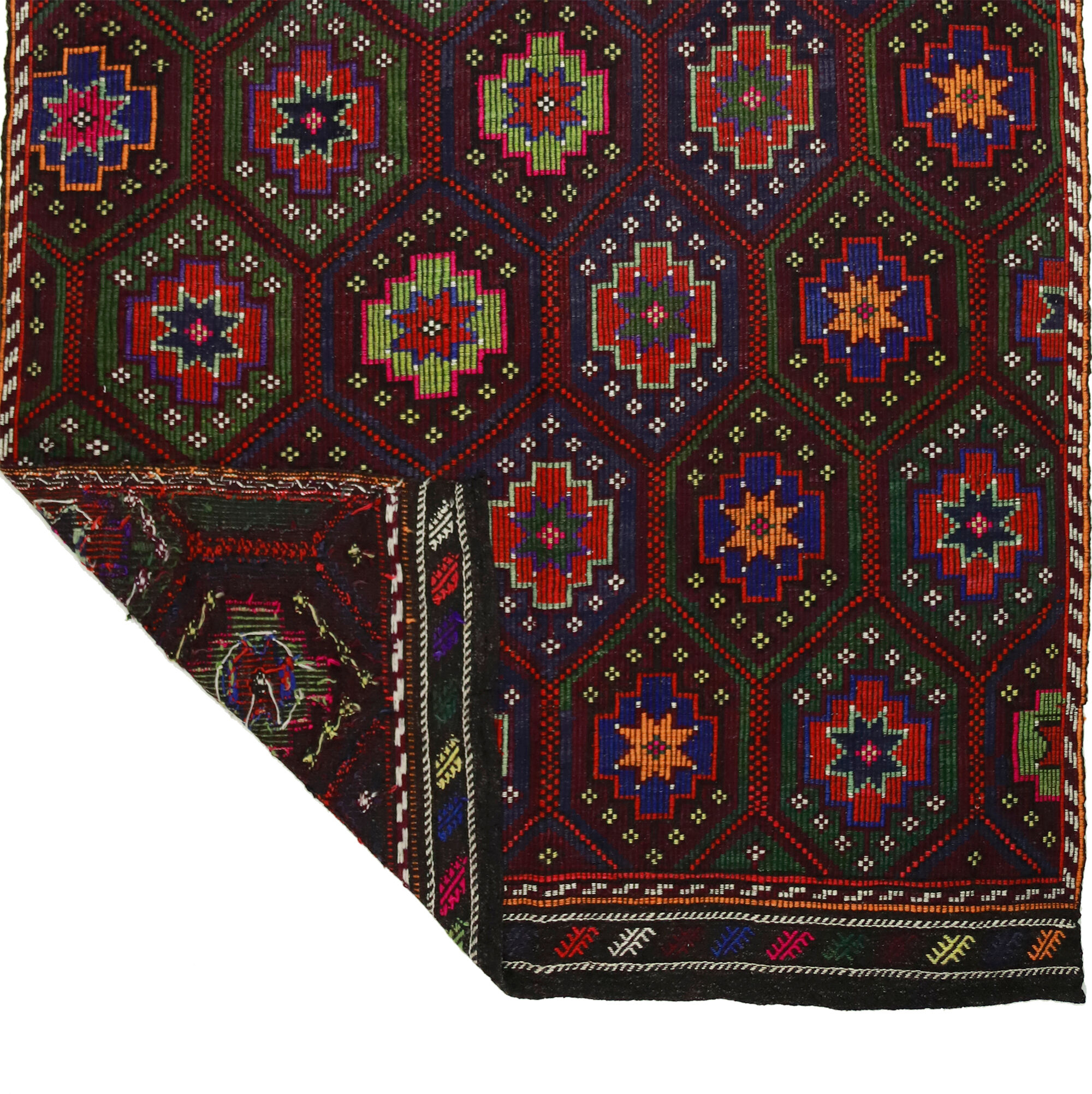 Anatolian handmade kilim rug 310 cm x 184 cm