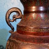 2 Japan XIXth century bronze vases