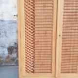 Rattan cabinet cabinet