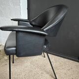 Black armchair from the 1950s
