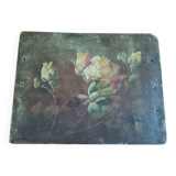 Painting of flowers from the 19th century, Napoleon III period.