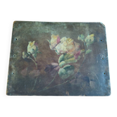 Tableau peinture fleurs Napoléon III, XIXe siècle