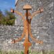 Vintage wooden coat rack, wooden coat rack, entrance hall furniture, dressing room