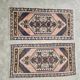 Set of 2 vintage handmade Turkish rugs 54x105 cm