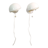 Scandinavian pair of wall sconces