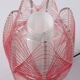 Vintage spider web table lamp 1960s