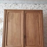 Large chest of drawers in solid raw oak