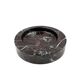 Sergio Asti, red Levanto marble ashtray bowl, UP&UP Carrara Italy, 1970s
