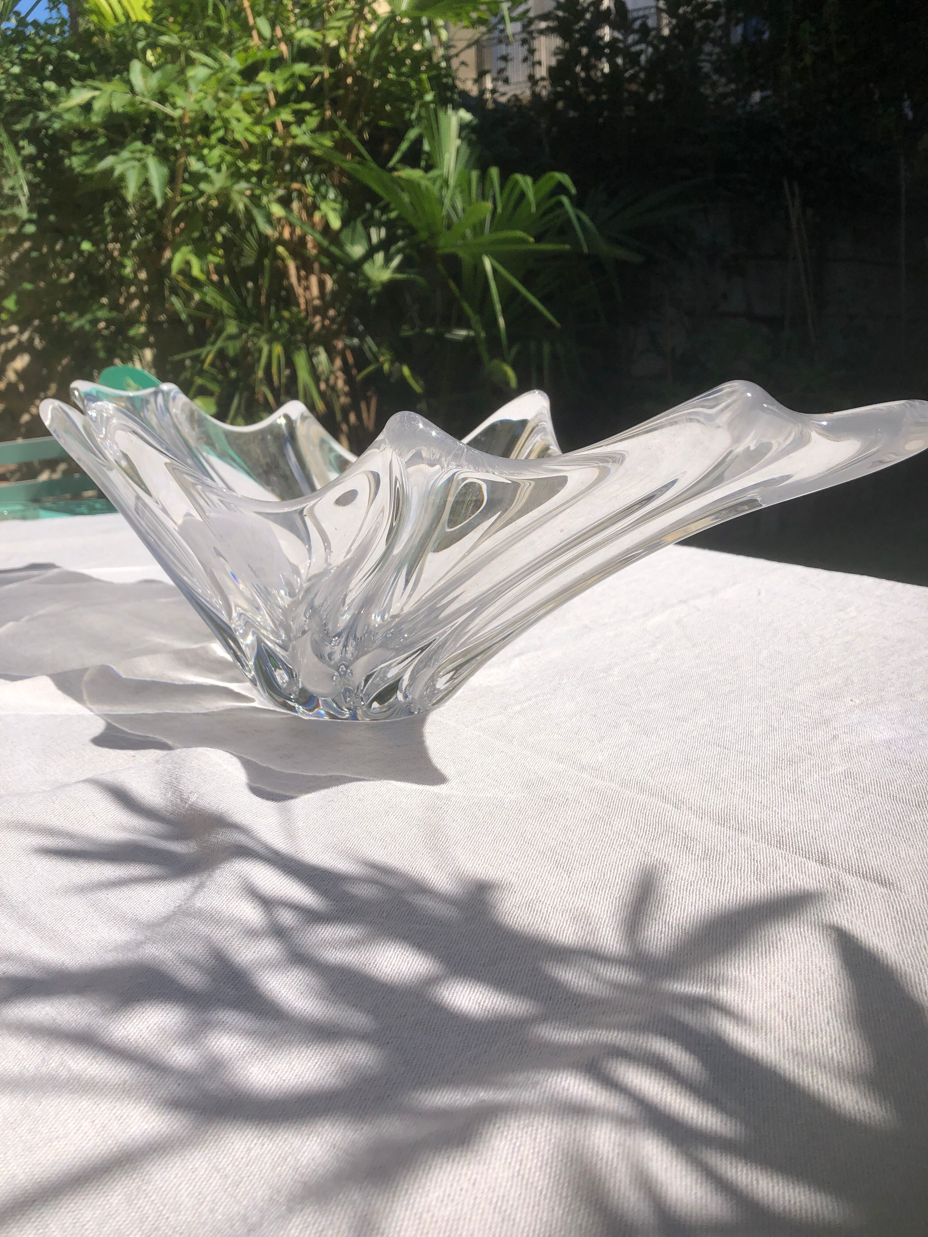 Coupe de fruits en cristal de Daum