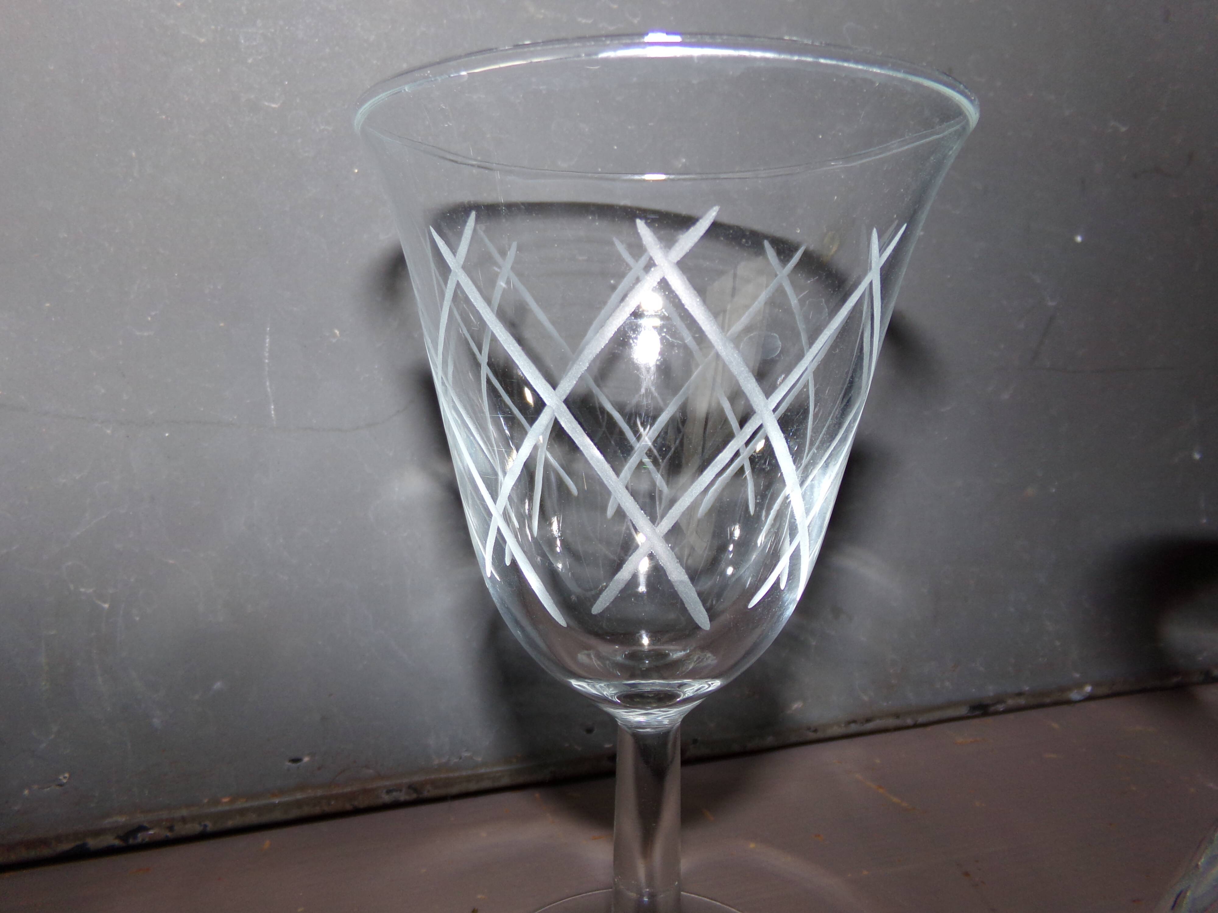 set of 6 mismatched glasses