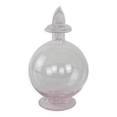 Glass carafe, Italian design, 1970s, manufactured in Italy