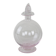 Glass carafe, Italian design, 1970s, manufactured in Italy
