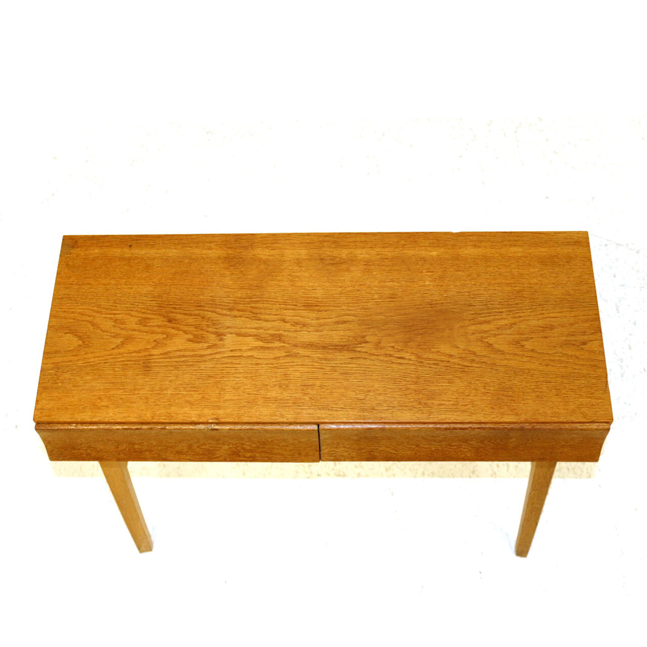 Oak console, Glas & Trä, Sweden, 1950