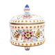 Vintage polychrome box'70 made of Delft ceramic. In perfect condition.