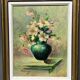 Nature morte aux fleurs. huile sur panneaU, B. Dexpers