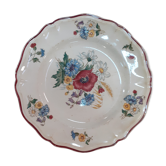 Lot de 6 assiettes plates Sarreguemines modèle Agreste
