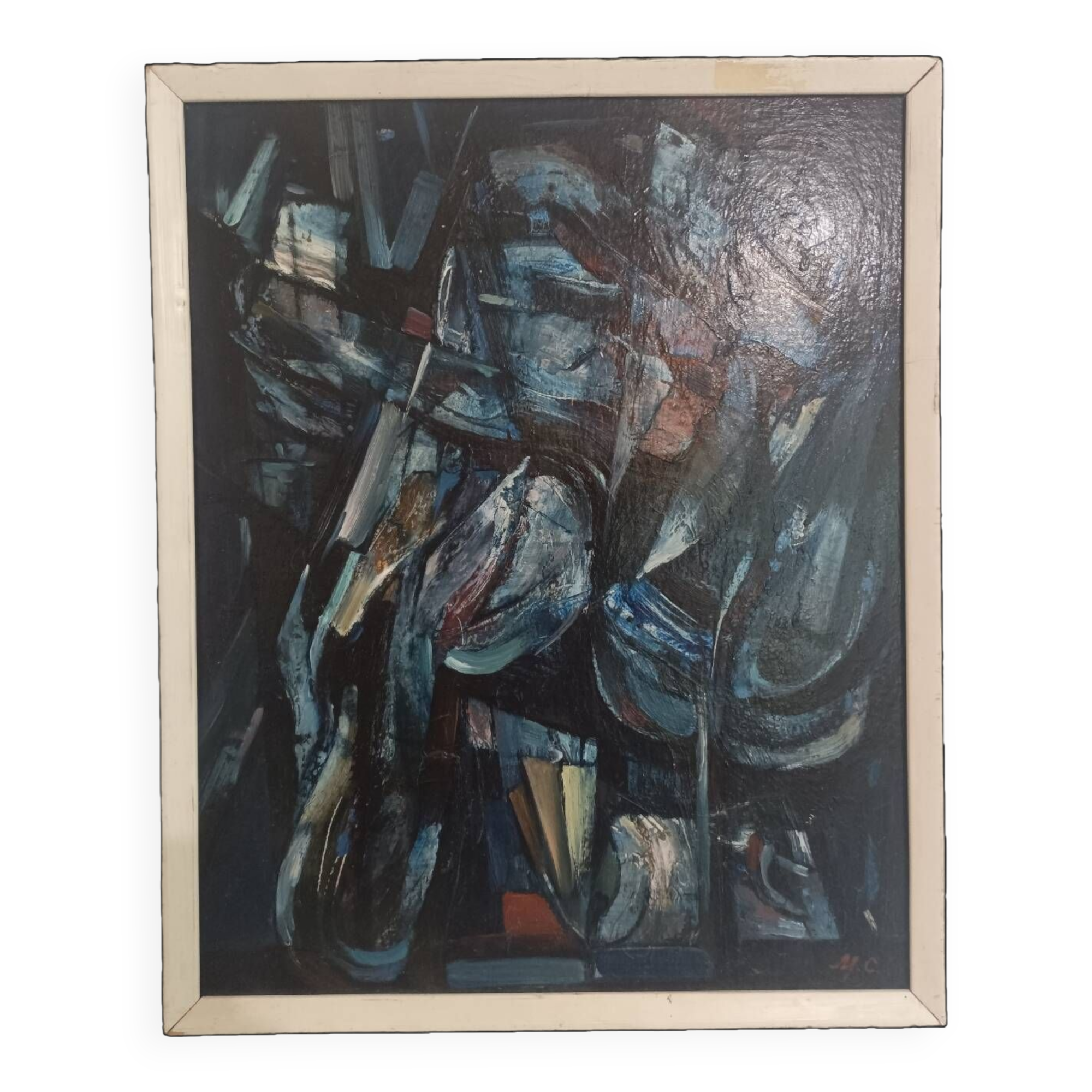 Oil on canvas signed Mochalin Sergei Nikolaevitch, Ukraine 1993